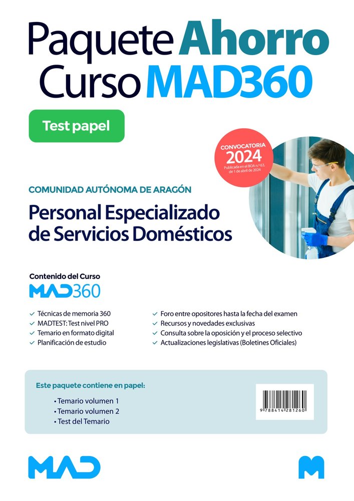 OPOSICIONES PERSONAL ESPECIALIZADO SERVICIOS DOMESTICOS (, de GIL RAMOS | portada del libro