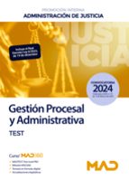 GESTION PROCESAL INTERNA JUSTICIA TEST, de Varios autores | portada del libro