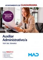 AUXILIAR ADMINISTRATIVO AYUNTAMIENTO DE GUADARRAMA TEST DEL TEMAR, de Varios autores | portada del libro