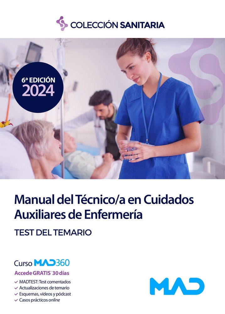 MANUAL TECNICO/A CUIDADO AUXILIAR ENFERMERIA T, de ANIA PALACIO | portada del libro