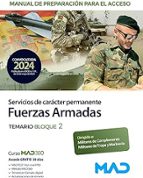 TEMARIO BLOQUE 2 PREPARACION ACCESO FUERZAS ARMADAS, de Varios autores | portada del libro