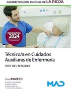 TECNICO AUXILIAR ENFERMERIA TEST, de Varios autores | portada del libro