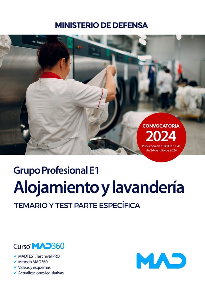 ALOJAMIENTO Y LAVANDERIA GRUPO PROFESIONAL E1 PERSONAL LABO | portada del libro