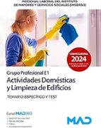 ACTIVIDADES DOMESTICAS Y LIMPIEZA DE EDIFICIOS DEL IMSERSO (GRUPO, de Varios autores | portada del libro