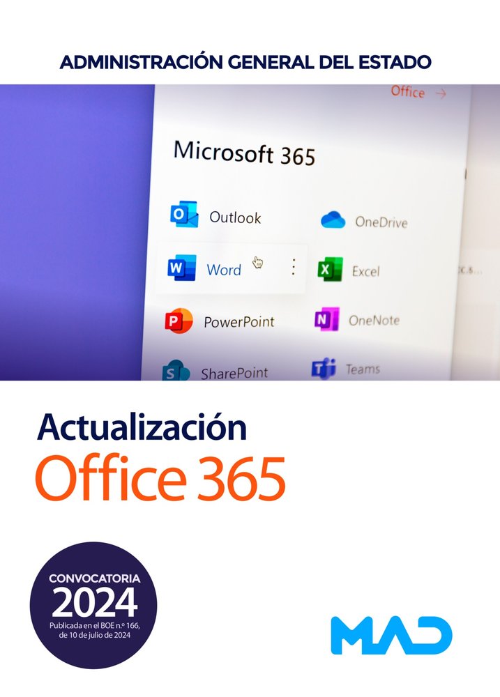 ACTUALIZACION OFFICE 365 PARA LA ADMINISTRACION GENERAL DEL ESTADO, de TOJEIRO ALCALA | portada del libro