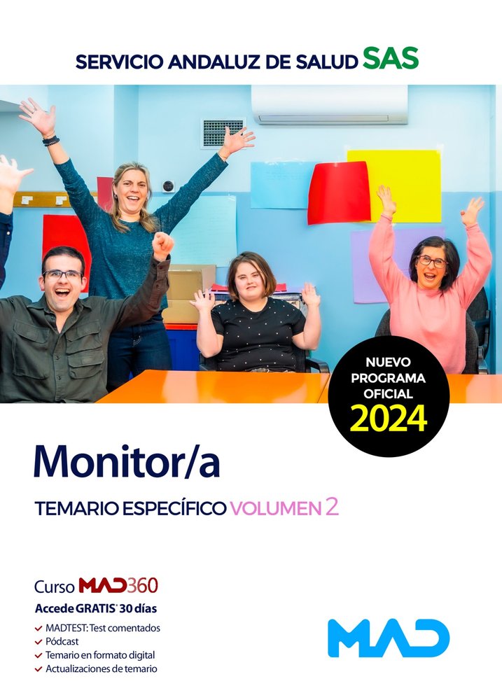 MONITOR TEMARIO ESPECIFICO VOL 02 SAS 2024 | portada del libro