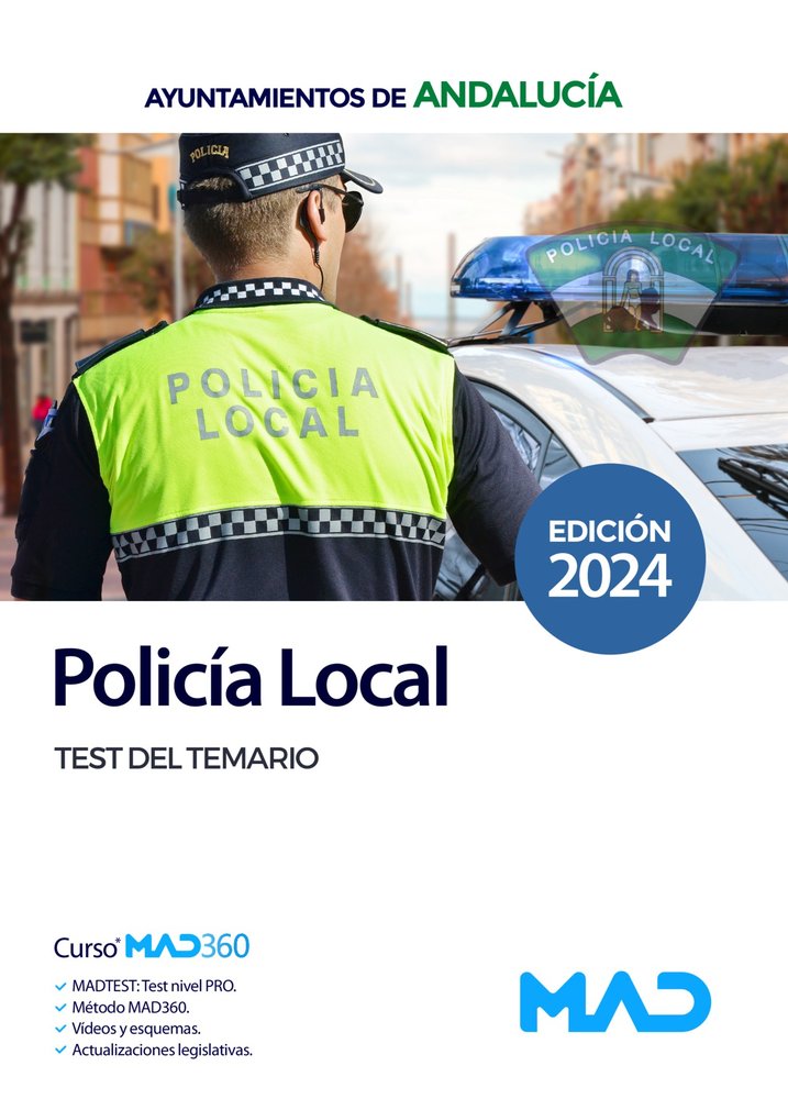 POLICIA LOCAL ANDALUCIA 2024 | portada del libro