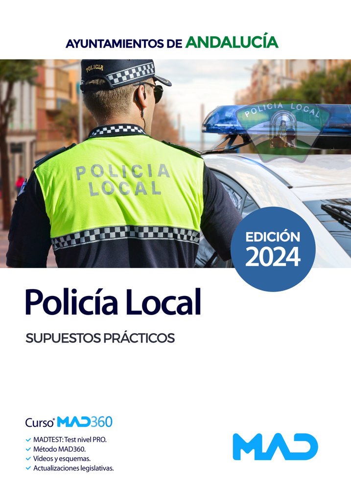 POLICIA LOCAL DE ANDALUCIA SUPUESTOS PRACTICOS | portada del libro