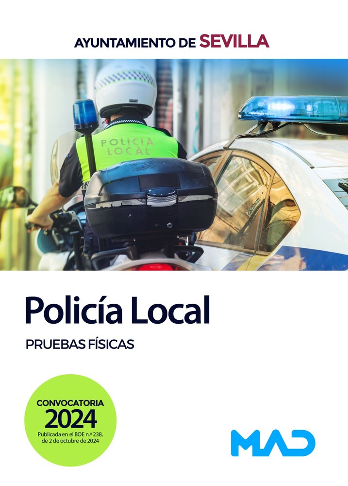 POLICIA LOCAL PRUEBAS FISICAS AYTO SEVILLA | portada del libro