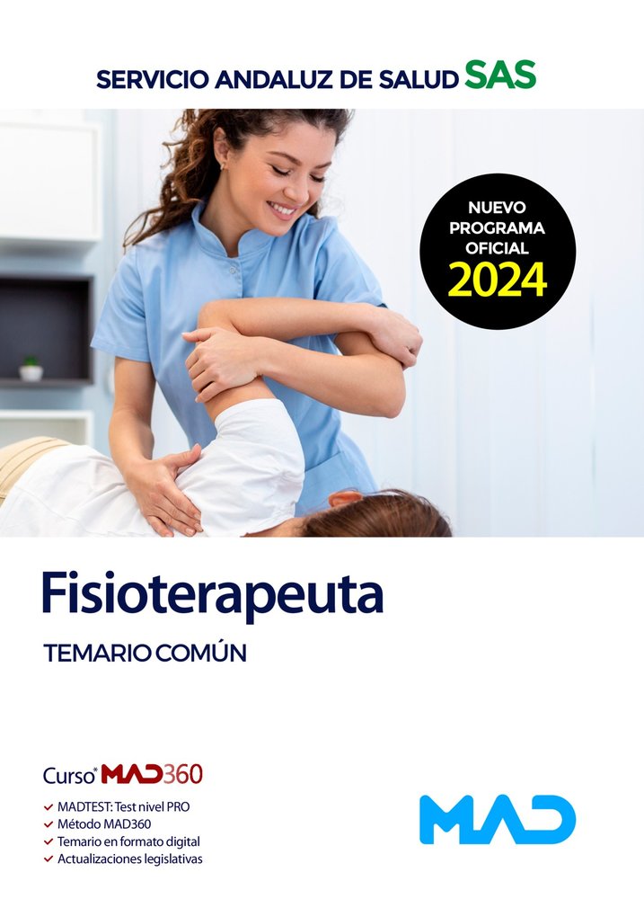 FISIOTERAPEUTA TEMARIO COMUN SAS | portada del libro