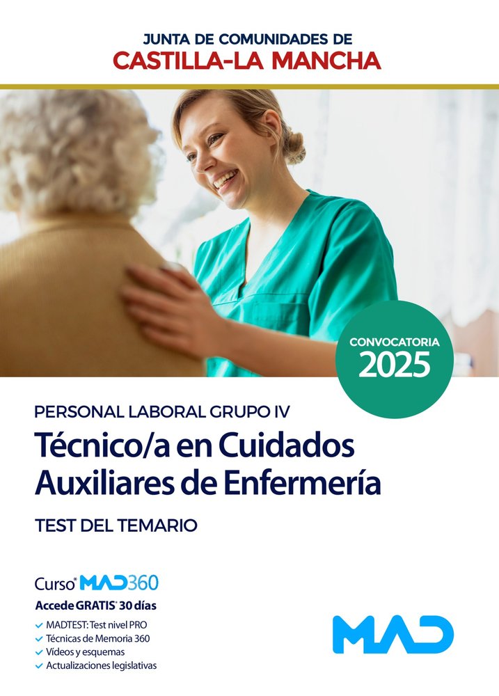 TECNICO/A CUIDADO AUXILIAR ENFERMERIA GRUPO IV PERSONAL TES | portada del libro