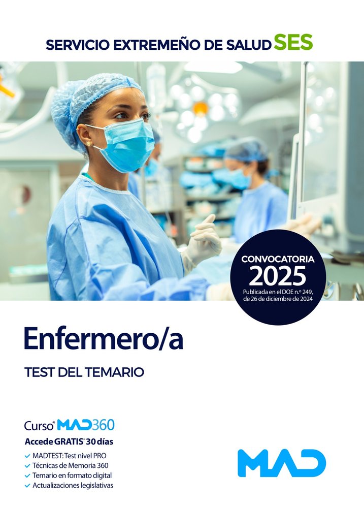 Enfermero/a test especifico 2 extremadura, de AA.VV. | portada del libro