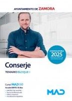 Conserje del Ayuntamiento de Zamora. Temario Bloque I, de Varios autores | portada del libro