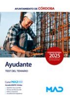 AYUDANTE TEST TEMARIO AYUNTAMIENTO CORDOBA, de Varios autores | portada del libro