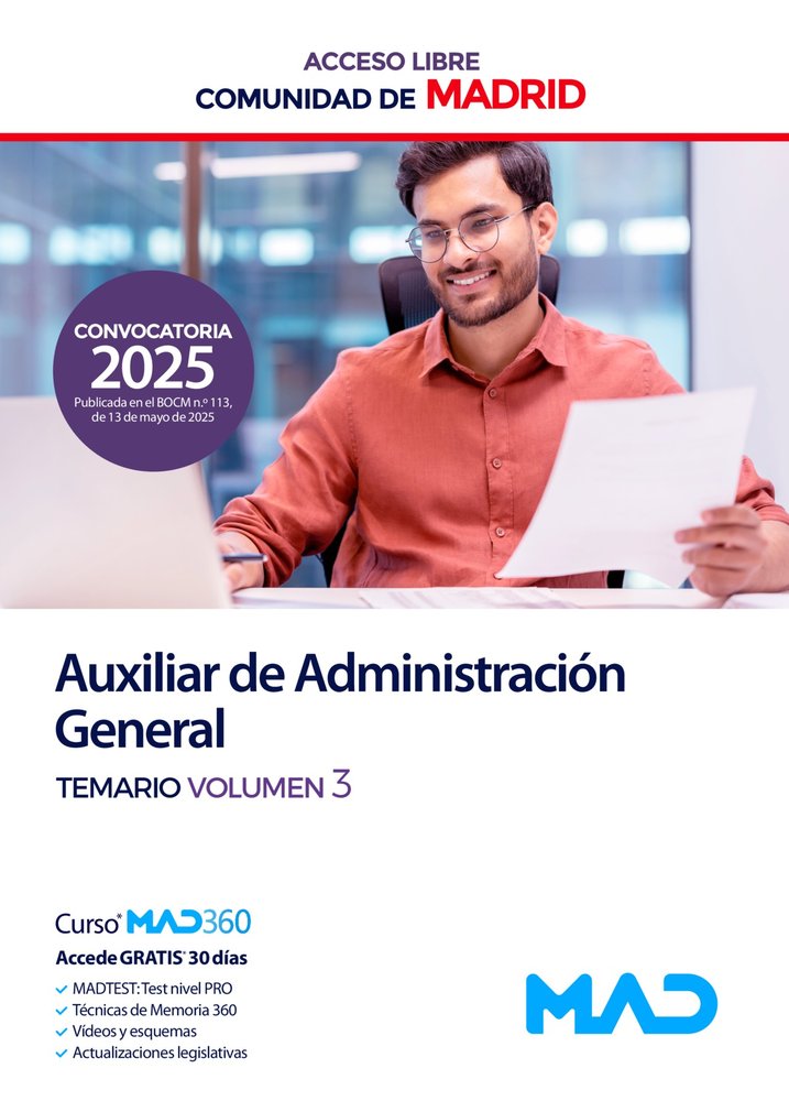 AUXILIAR DE ADMIN... | portada del libro
