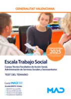 ESCALA TRABAJO SOCIAL A2 04 04 CUERPO TECNICO FACULTATIVO A, de Varios autores | portada del libro