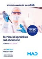 025 T1 TECNICO ESPECIALISTA LABORATORIO SERVICIO CANARIO SALUD, de Varios autores | portada del libro