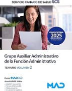 025 T2 AUXILIAR ADMINISTRATIVO SERVICIO CANARIO SALUD, de Varios autores | portada del libro