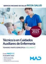 AUXILIAR ENFERMERIA TEMARIO ESPECIFICO VOL 2 | portada del libro
