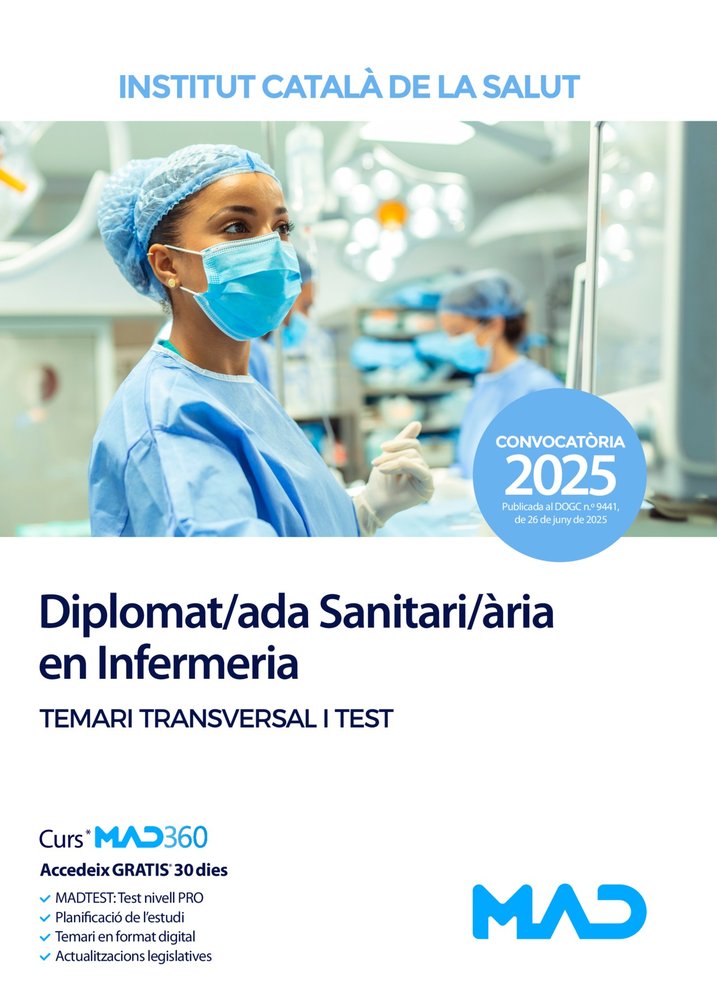 DIPLOMAT/ADA SANITARI/ARIA INFERMERIA TEMARI TRANSVERSAL I | portada del libro