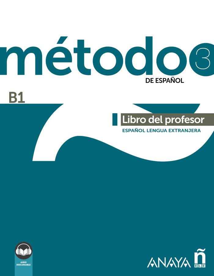 METODO 3 DE ESPAÑOL B1 LIBRO DEL PROFESOR ED 2022 | portada del libro