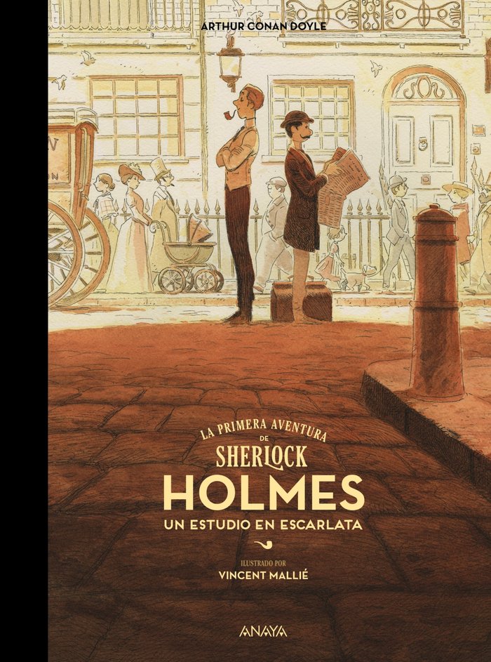 ESTUDIO EN ESCARLATA LA PRIMERA AVENTURA DE SHERLOCK HOLMES, de DOYLE, ARTHUR CONAN | portada del libro