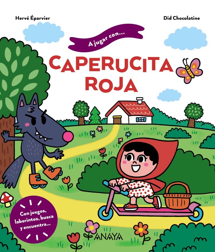A jugar con Caperucita Roja, de EPARVIER, HERVE | portada del libro