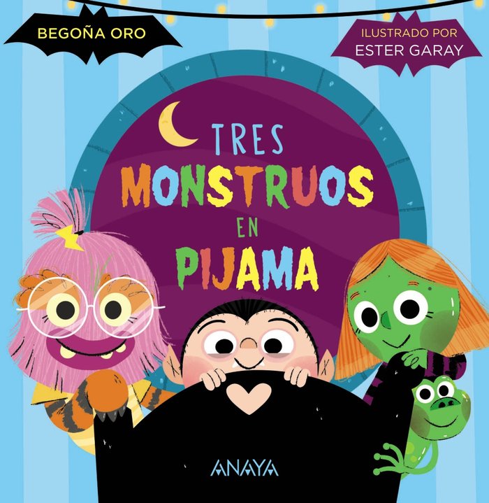 Tres monstruos en pijama, de ORO, BEGOÑA | portada del libro