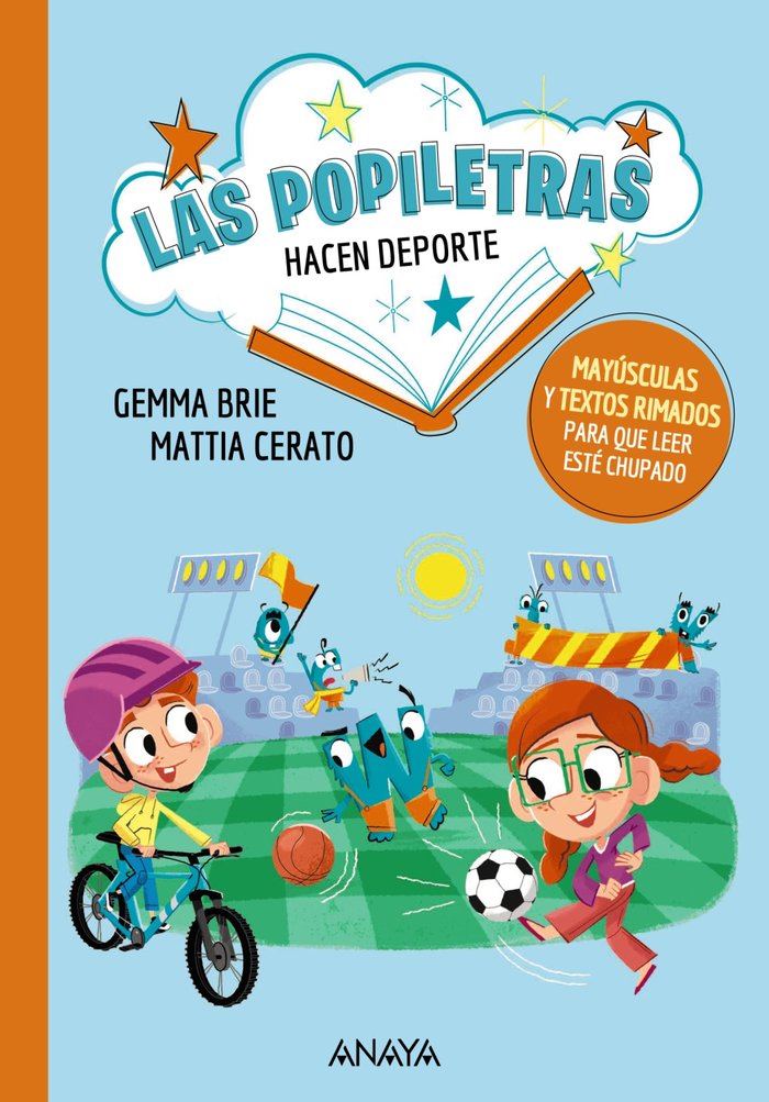 Las popiletras hacen deporte, de BRIE, GEMMA | portada del libro