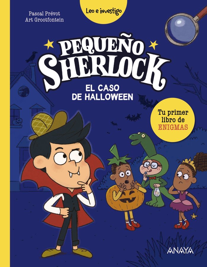 PEQUEÑO SHERLOCK EL CASO DE HALLOWEEN, de PREVOT, PASCAL | portada del libro