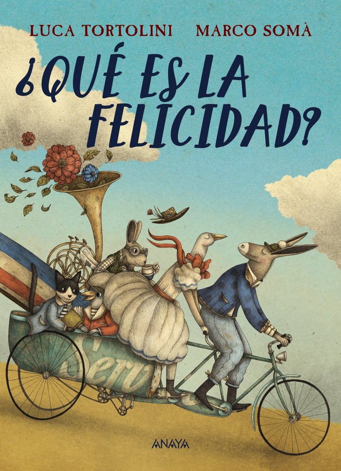 QUE ES LA FELICIDAD, de TORTOLINI, LUCA | portada del libro