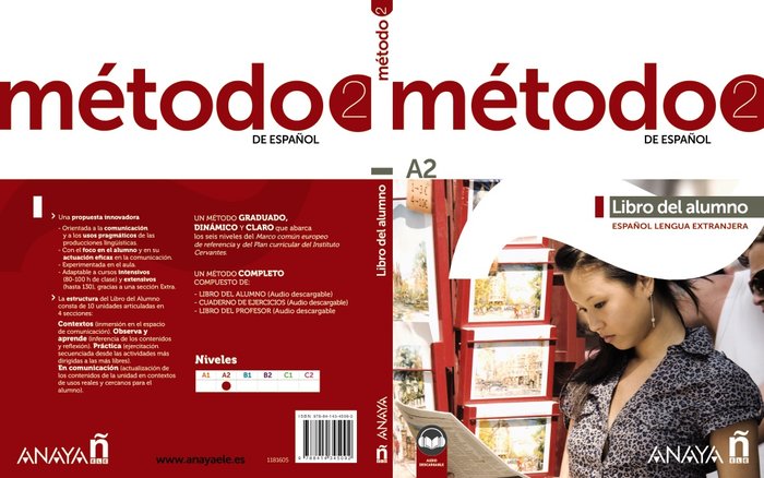 METODO 2 DE ESPAÑOL A2 LIBRO DEL ALUMNO, de PELAEZ SANTAMARIA, SALVADOR | portada del libro