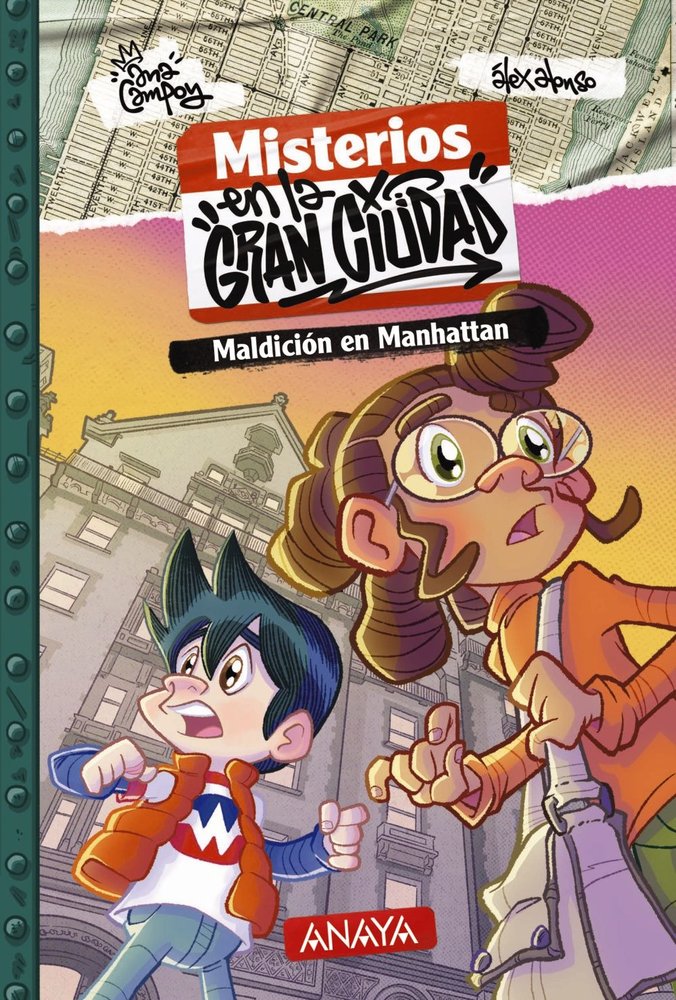 MISTERIOS EN LA GRAN CIUDAD 3. MALDICION EN MANHATTAN, de CAMPOY, ANA | portada del libro