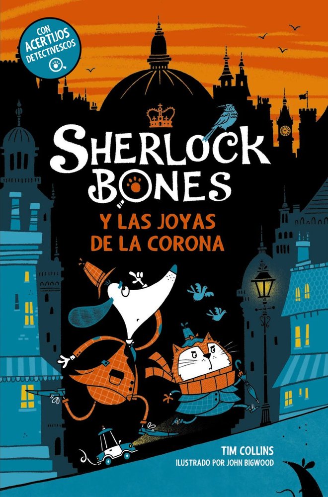 SHERLOCK BONES Y LAS JOYAS DE LA CORONA, de COLLINS, TIM | portada del libro