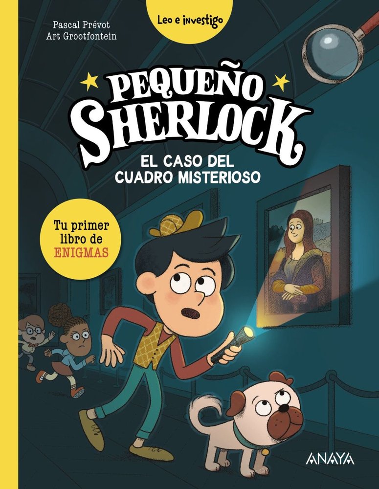 PEQUEÑO SHERLOCK: EL CASO DEL CUADRO MISTERIOSO, de PREVOT, PASCAL | portada del libro