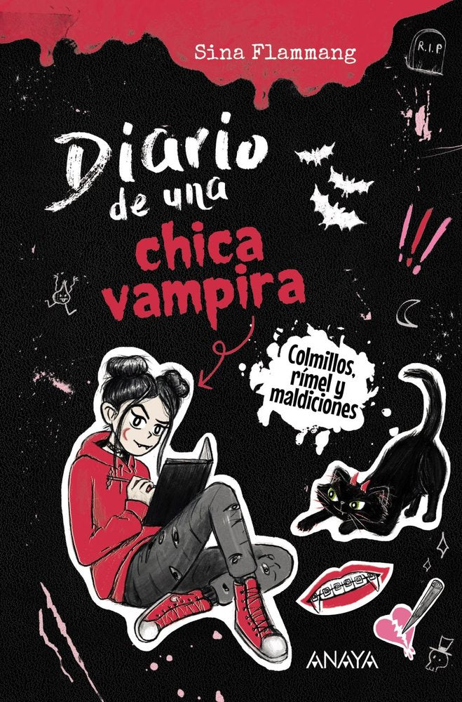 DIARIO DE UNA CHICA VAMPIRA. COLMILLOS, RIMEL Y MALDICIONES, de FLAMMANG, SINA | portada del libro
