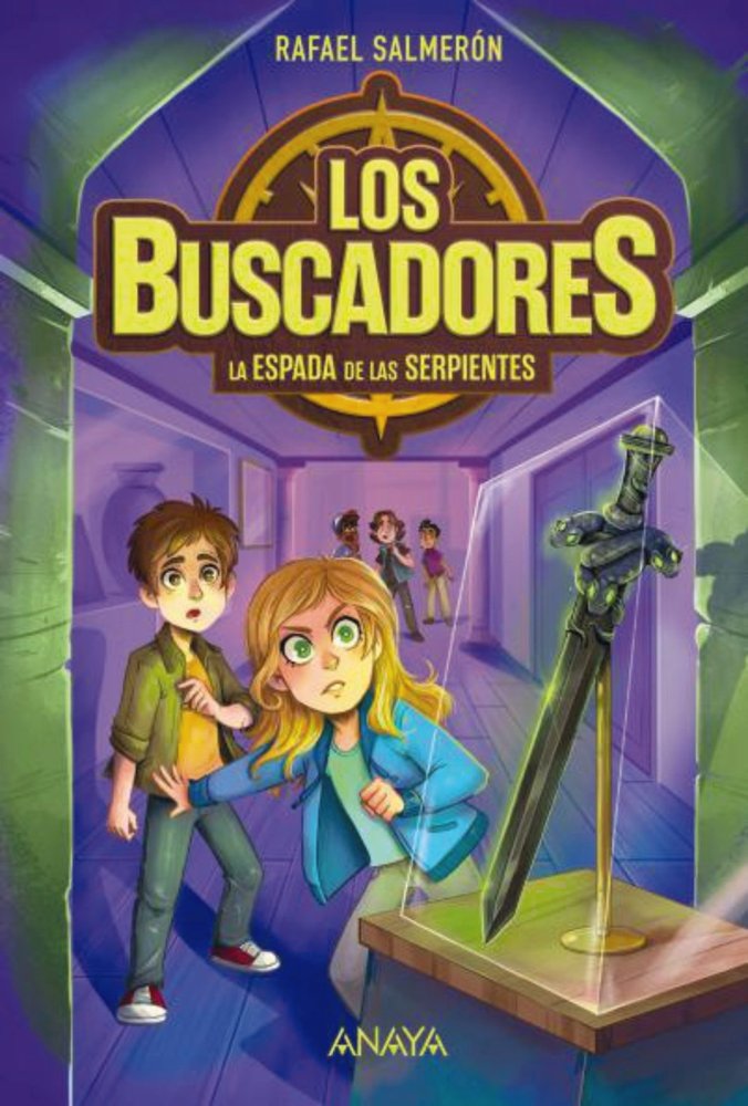 LOS BUSCADORES 2. LA ESPADA DE LAS SERPIENTES, de SALMERON LOPEZ, RAFAEL | portada del libro