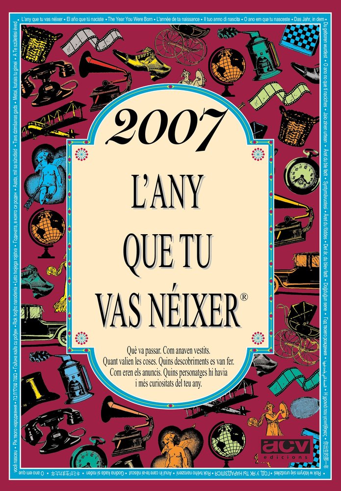 2007 L'any que tu vas néixer, de ., AA.VV | portada del libro