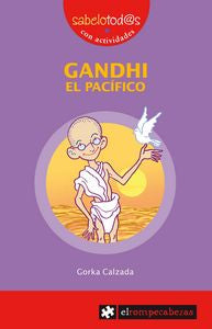 GANDHI el pacífico, de Calzada Terrones, Gorka | portada del libro