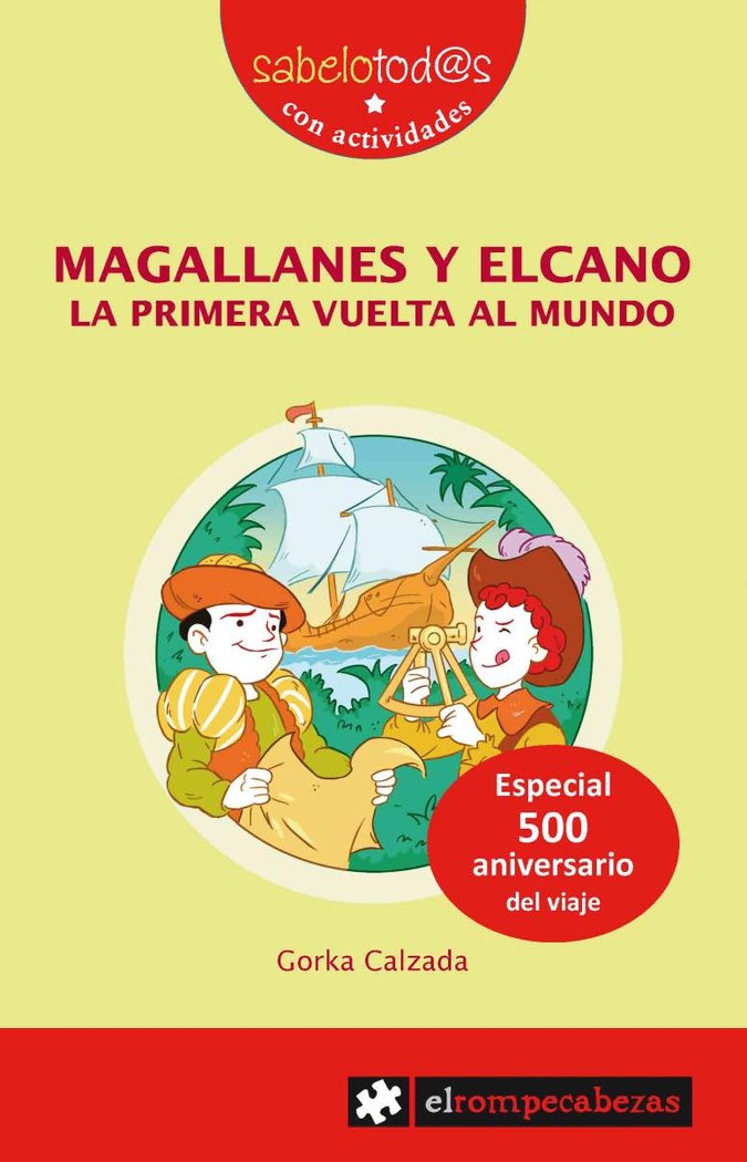 MAGALLANES y ELCANO la primera vuelta la mundo, de Calzada Terrones, Gorka | portada del libro