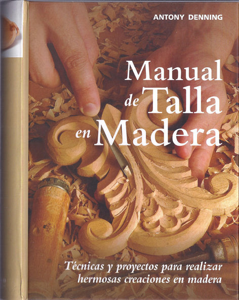Manual de talla en madera, de DENNING | portada del libro