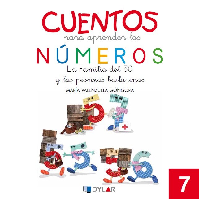 CUENTOS NÚMEROS 7 - LA FAMÍLIA DEL 50, de María Valenzuela | portada del libro