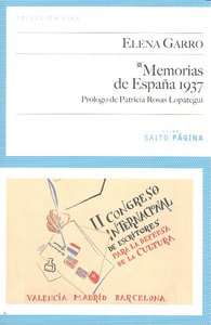 Memorias de España 1937, de Garro | portada del libro
