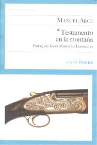 Testamento en la montaña, de Arce Lago, Manuel | portada del libro