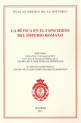 La Bética en el concierto del Imperio Romano., de Remesal Rodríguez | portada del libro