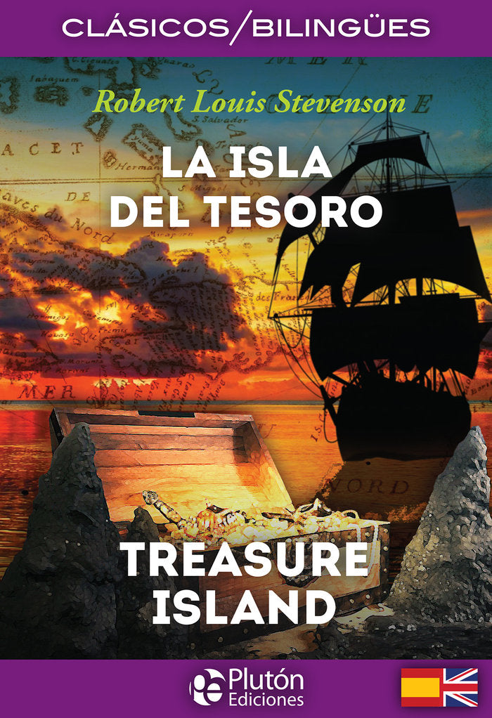 LA ISLA DEL TESORO/THE TREASURE ISLAND, de Stevenson, Robert Louis | portada del libro