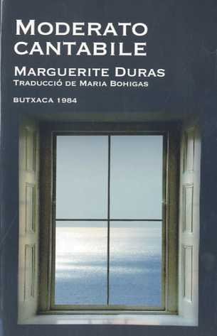 Moderato cantabile, de Duras, Marguerite | portada del libro