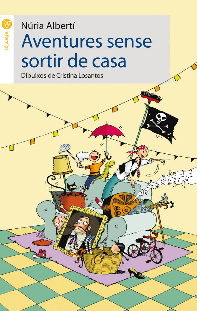 Aventures sense sortir de casa, de Núria Albertí | portada del libro