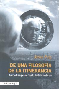 De una filosofía de la itinerancia, de Puig Grau, Arnau | portada del libro