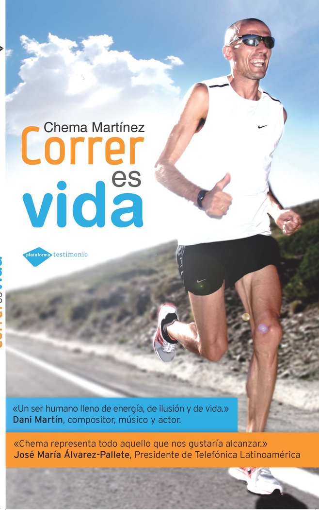 Correr es vida, de Martínez Fernández, Chema | portada del libro